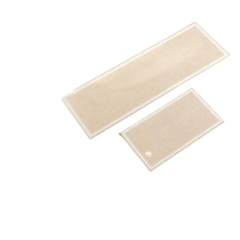 New Beige Striped Kitchen Floor Mat Set Of 2 Non Slip Waterproof For Kitchen Entryway Laundry Room Decor