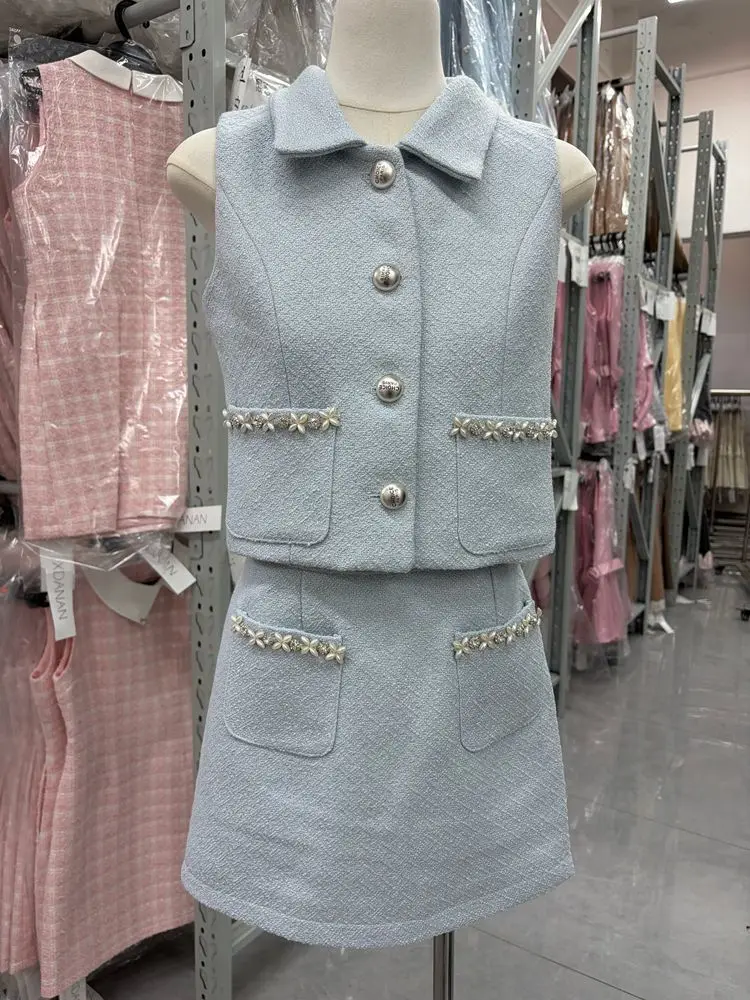 3pcs/pack Wholesale Drop Shipping Newest High Quality French Fashion Women 2 Piece Sets