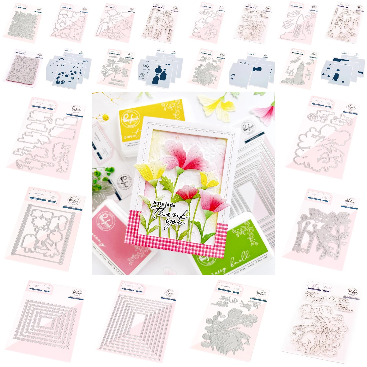 Essentials: Single Stitch Rectangle Dies Scrapbook Diary Decoration Embossing Template DIY Greeting Card Handmade 2025 New