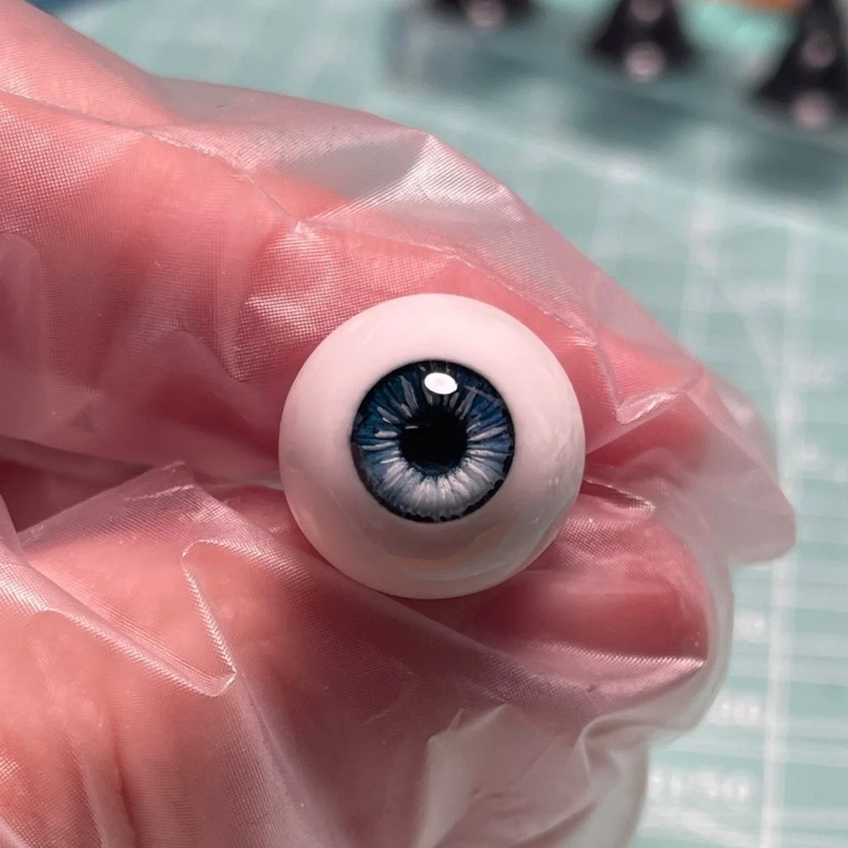 

18mm SD/MSD Saft Toys Eyes,1/4 1/3 BJD Doll Plaster Eyeball Accessories 1 Pair