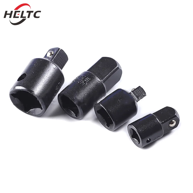 4pcs/set Socket Convertor Adaptor Reducer Set 1/4 3/8 1/2 Mutual Conversion Impact Drive Socket Adaptor Repair Tools