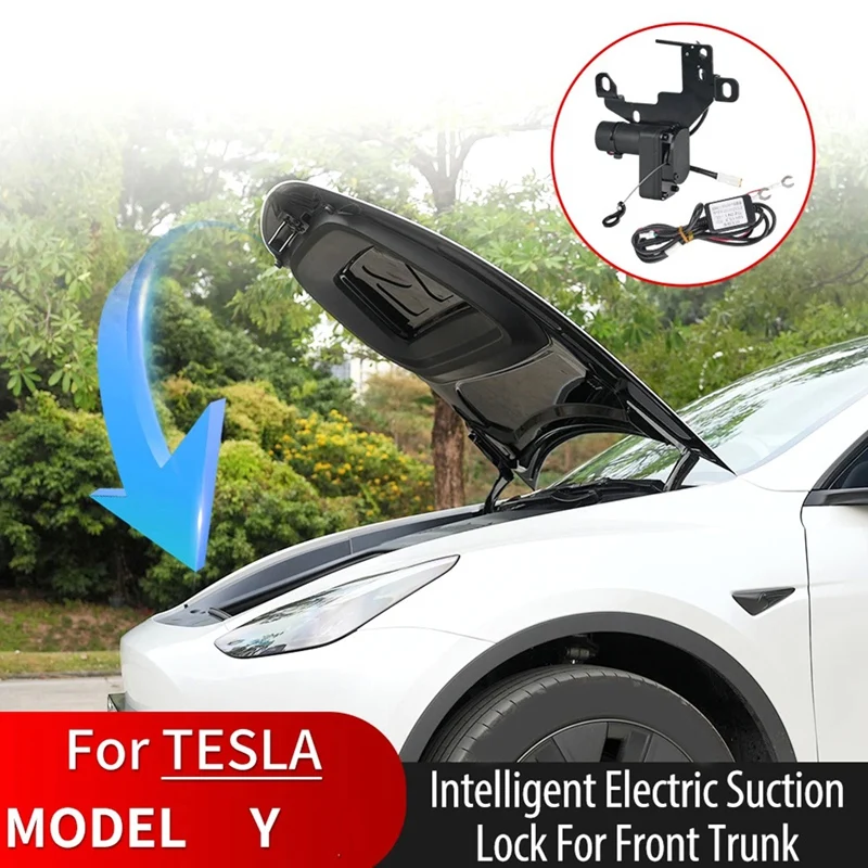 

Front Spare Box Electric Lock Soft-Closing For Tesla 2021-2023 Automatic Adsorption Easy Installation