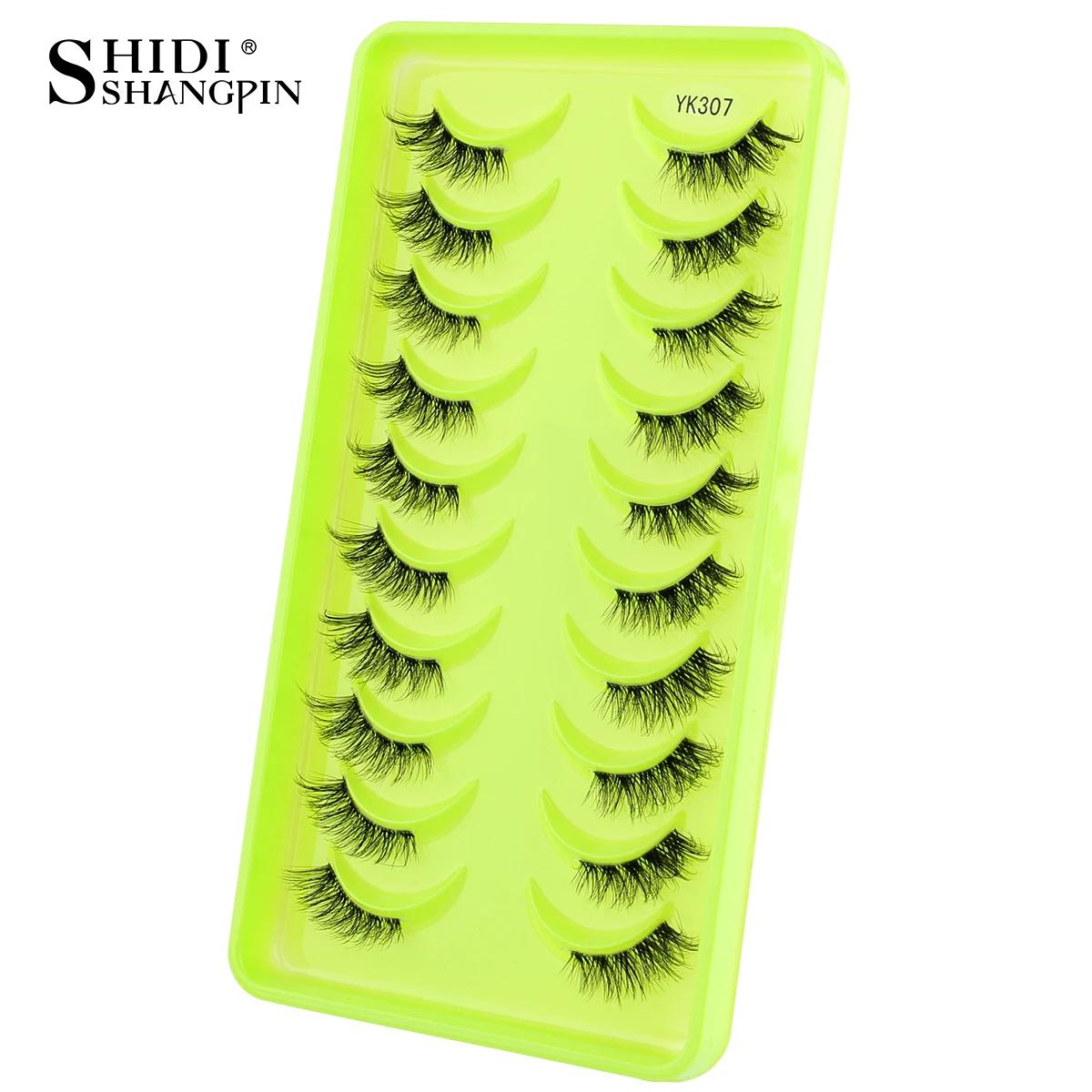 Half Lashes 3/10Pairs 3D Mink Eyelash Extension Natural Long Cat Eye Lashes Makeup False Eyelashes faux Cils Wispy Handmade Lash