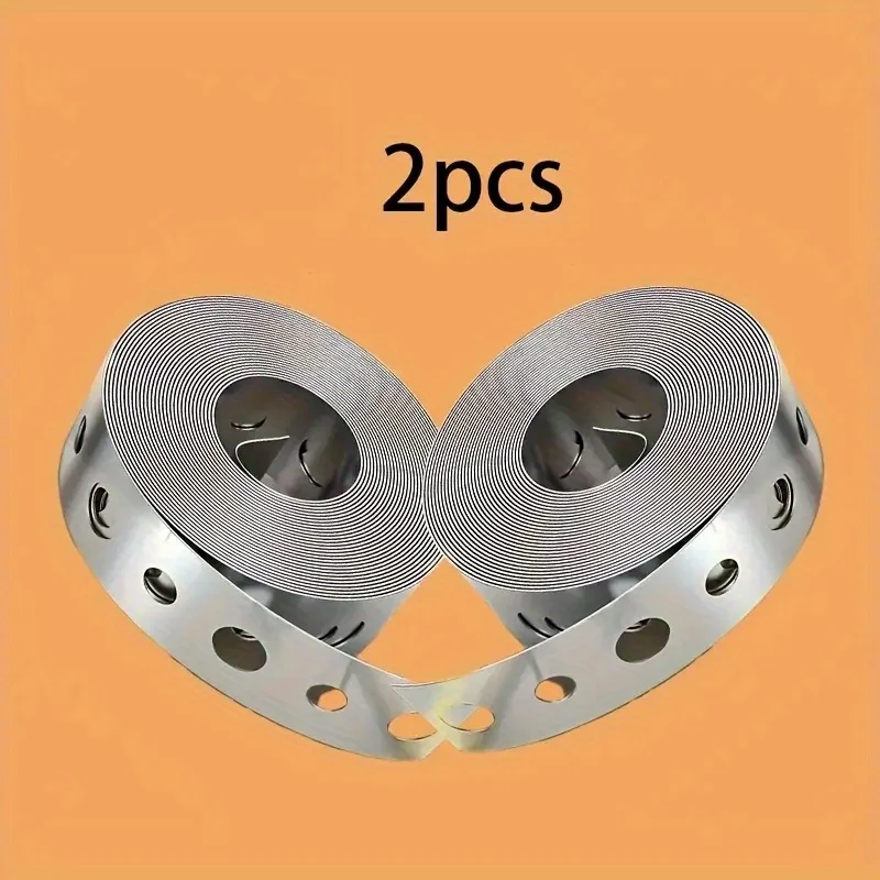 High Zinc Galvanized Iron Coil, 3m X 17.5 mm Holes - Metal Pipe Support and Suspension Strips