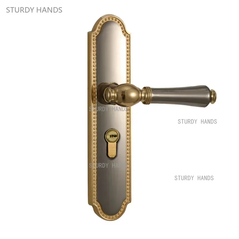 

Замок дверной бесшумный универсальный из алюминиевого сплава с ключами, 1 комплект