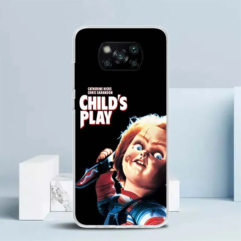 Cult of Chucky Child's Play Soft Cover for Xiaomi Poco X5 Pro X4 Gt X3 Nfc M5S Print Phone Case M4 M3 M2 F3 F2 F1 Mi Note 10 Lit