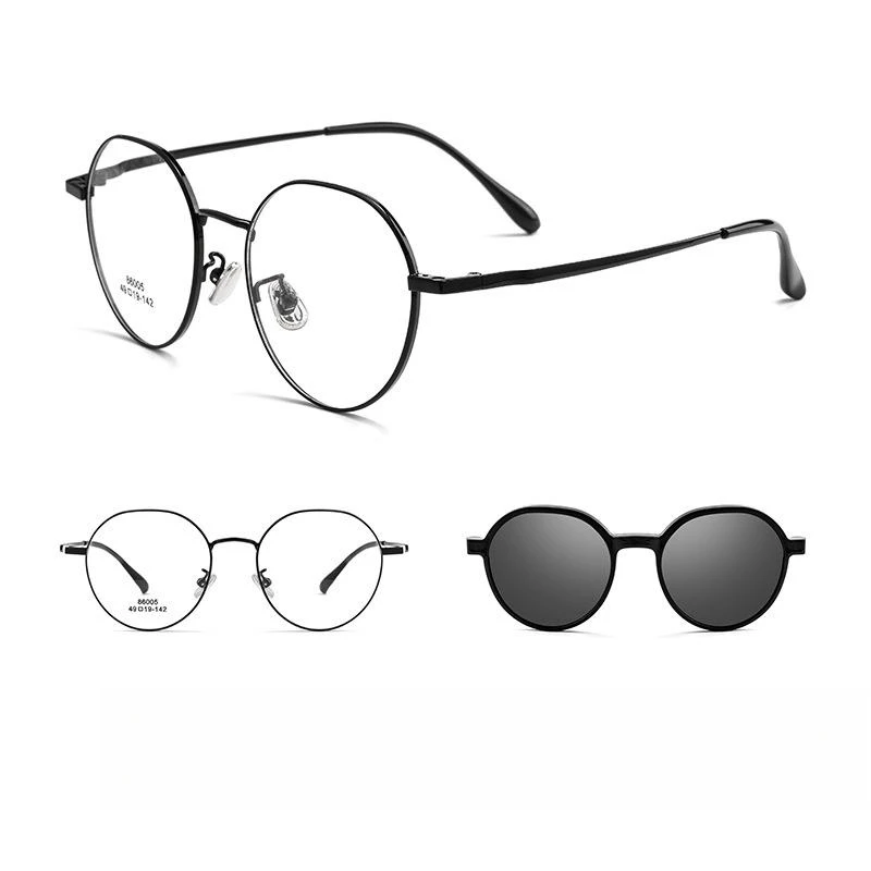 نظارات أنيقة من FIRADA بإطار مريح وأنيق نظارات دائرية كلاسيكية خفيفة للغاية إطار نظارات طبية للرجال والنساء 86005 #6