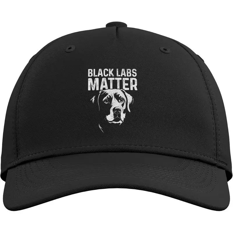 Black Labs Matter Labrador Lab Mom Lab Dad Funny Dog Adjustable Baseball Hat