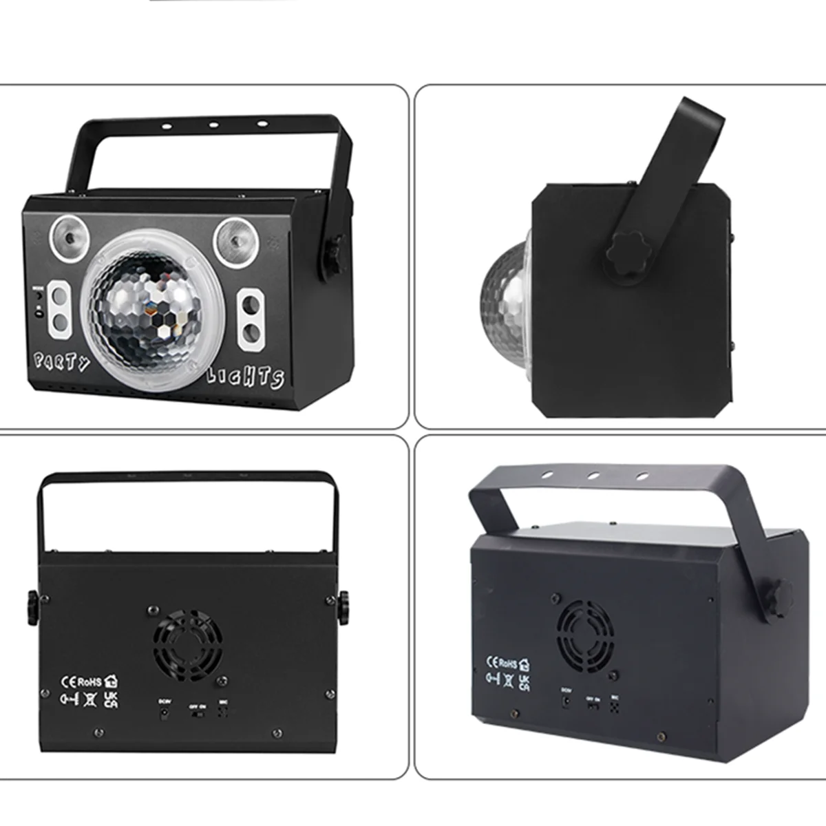 أضواء الديسكو، أضواء الحفلات أضواء ستروب LED كامل ستار العارض أضواء DJ 3 في 1 عطلة ديكور المنزل أضواء جو الحفلات