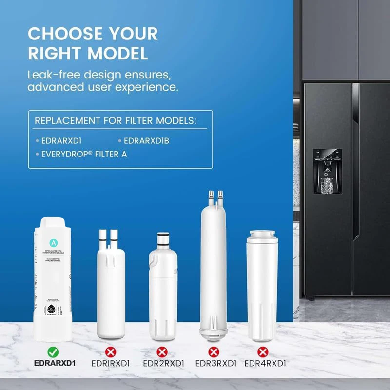 

USPS Fast Delivery, EDRARXD1 Water Filter replacement for Whirlpool EDRARXD1, Everydrop Filter A, EDRARXD1B, Duty-Free