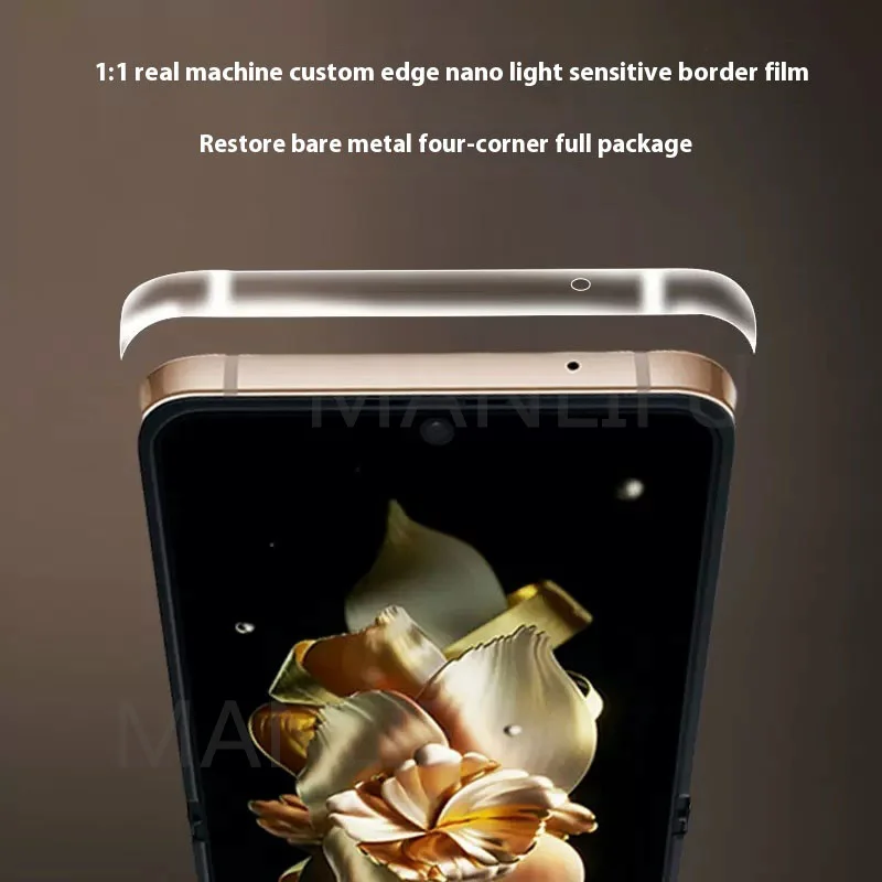 3-7PACK Middle Hinge Hydrogel Film For Samsung Galaxy Z Flip5 Flip4  Anti-Scratch Protector Sticker ZFlip5 Border Hinge Films