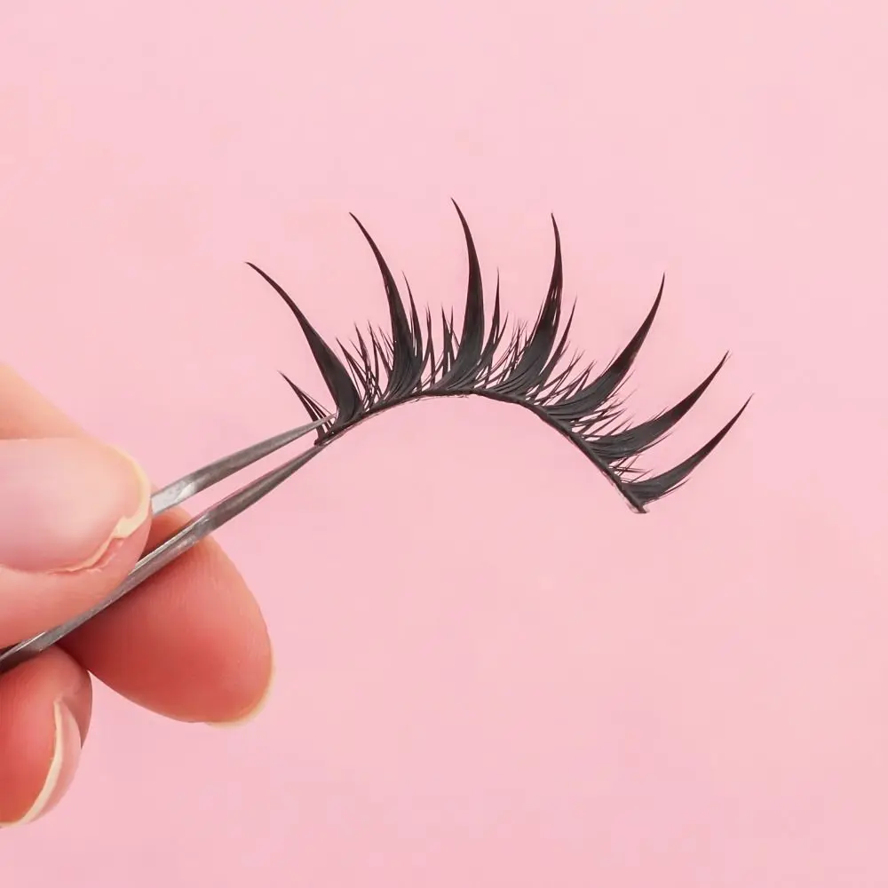 Wispy Fluffy False Eyelashes Soft Band Thick Long 3D Faux Mink Eyelashes Handmade Craft Reusable Eye Makeup Tools