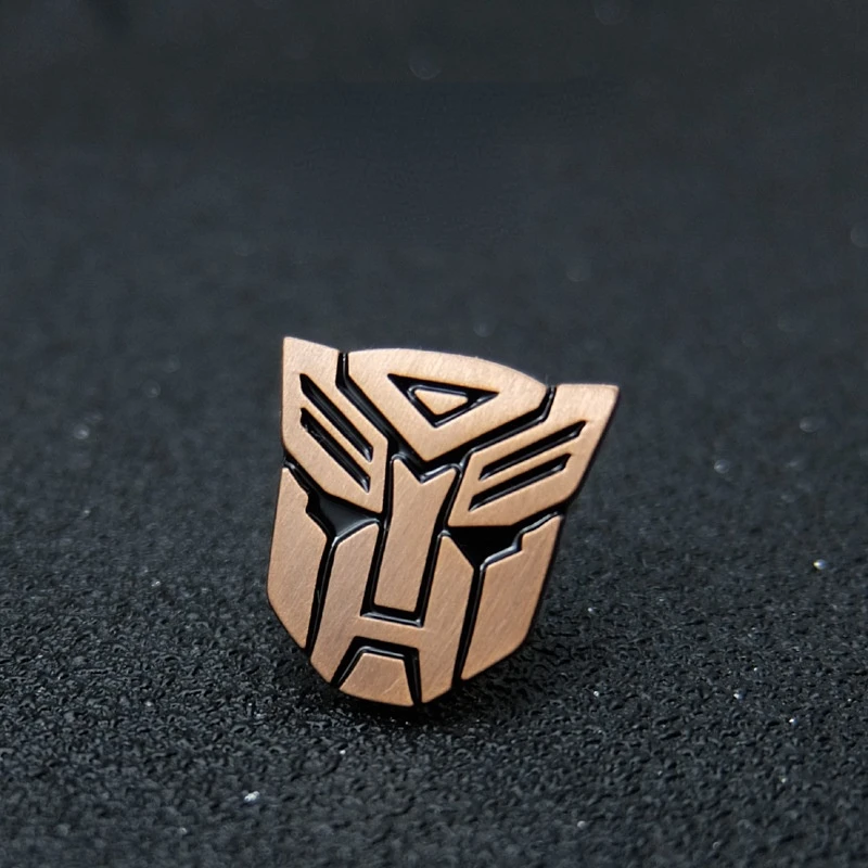 Transformer Enamel Pins Men\'s Brooch Collar Badge Bopai Badge Medal Wearing Pure Copper Paint Brooch Jewelry Gift for Kid Friend