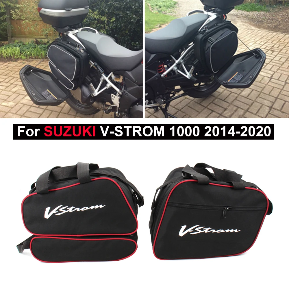 

Motorcycle Luggage Inner Bag Side Case Linner Pannier Bags Saddlebag For SUZUKI V-STROM DL1000 DL 1000 vstrom DL650 DL1050 XT