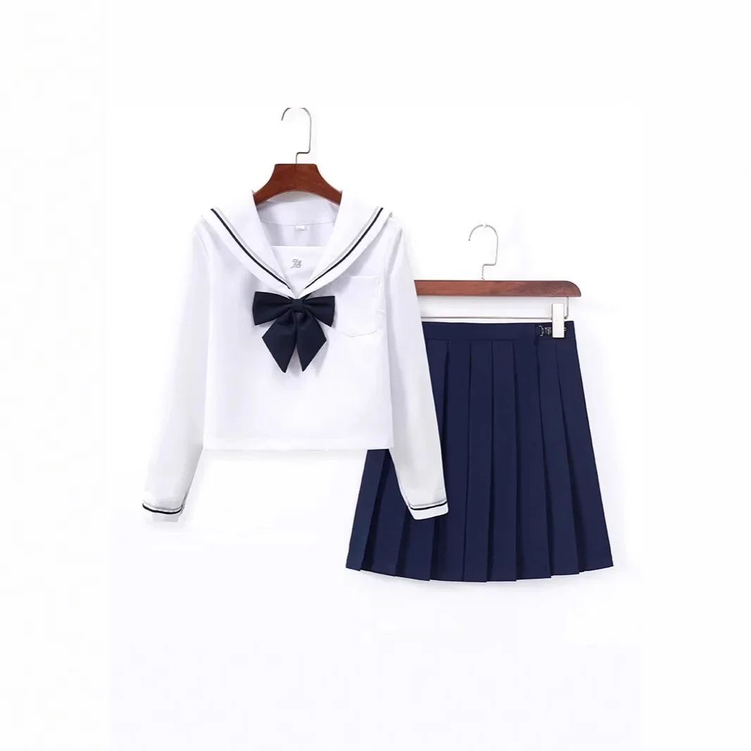 

Kishi Kyō Sailor Uniform JK Школьная форма Базовый комплект Плиссированная юбка в японском стиле Аутентичная версия