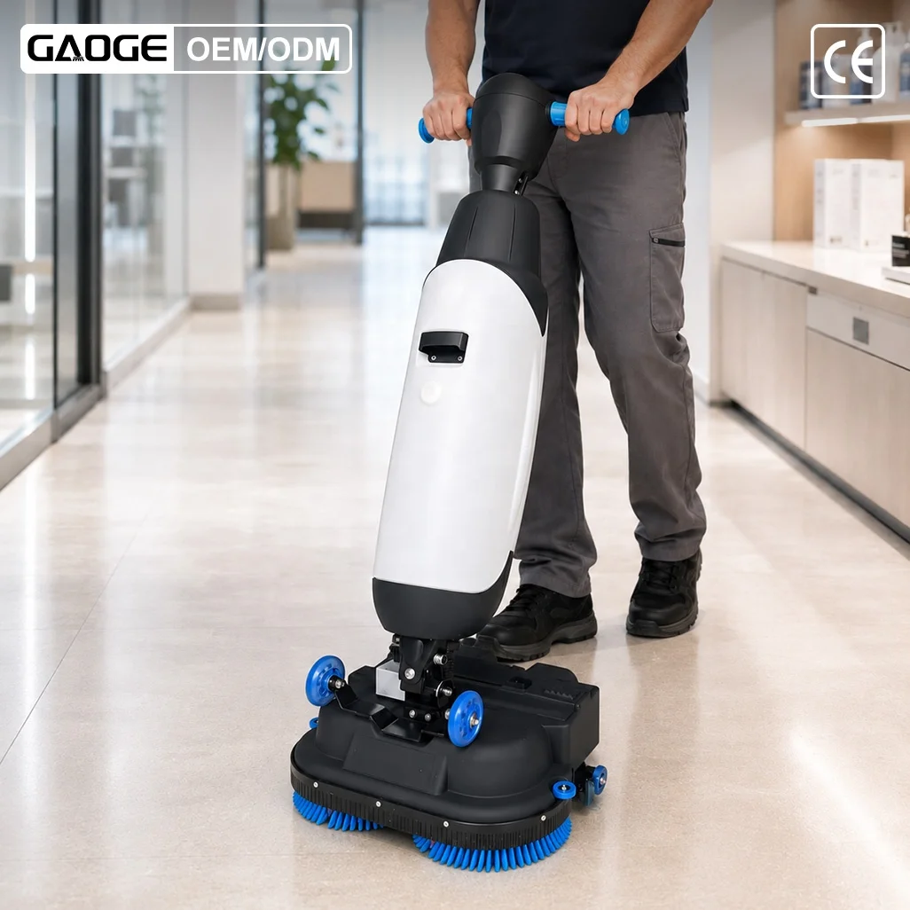 Factory Wholesale M3 DC 36V Mini Imop Walk Behind Floor Scrubber Dryer Floor Washing Machine for Commercial Use