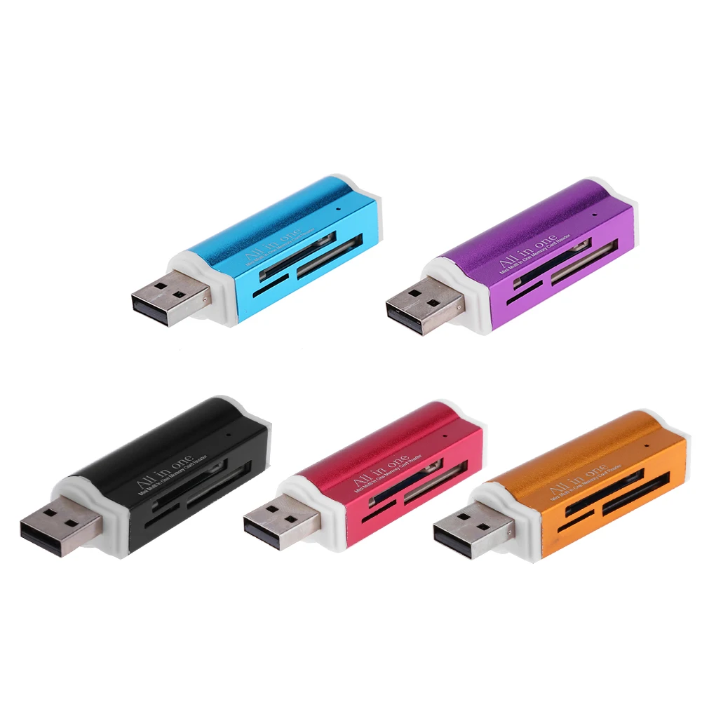 

USB2.0 4 in 1 Multi Memory Card Reader for SD/SDHC/Mini SD/MMC/TF Card/MS