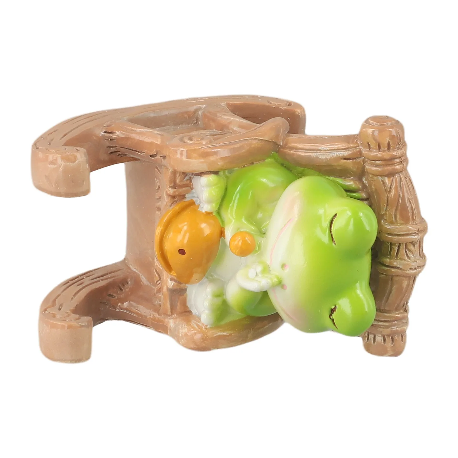 Charming Frog Figurine Decor Figurine 9*5*8cm Phone Holder for versatile Holder Compact Size Lightweight  Charming