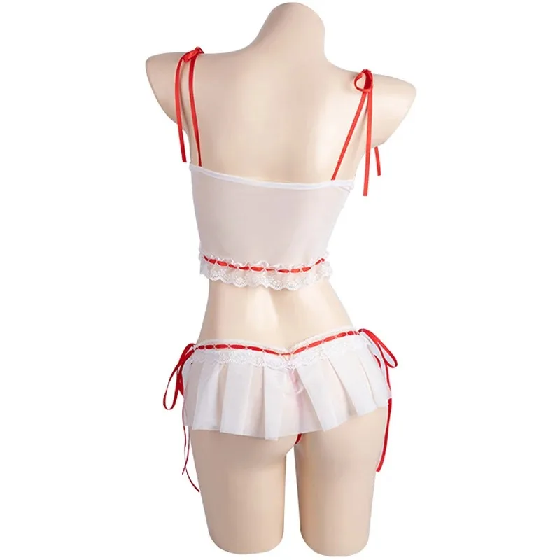 Ensemble de lingerie sexy Harvey, micro bikini, anime japonais, cosplay, maillot de bain, string, pyjama, maille, beurre, chemise de nuit, soutien-gorge et culotte