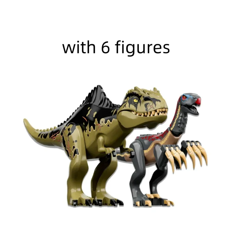 Dinosaur Series Raptor Compatible 76960 ,76961, 76949  Building Blocks Bricks Model MOC Puzzle Assemble DIY Toys for Kids Gifts