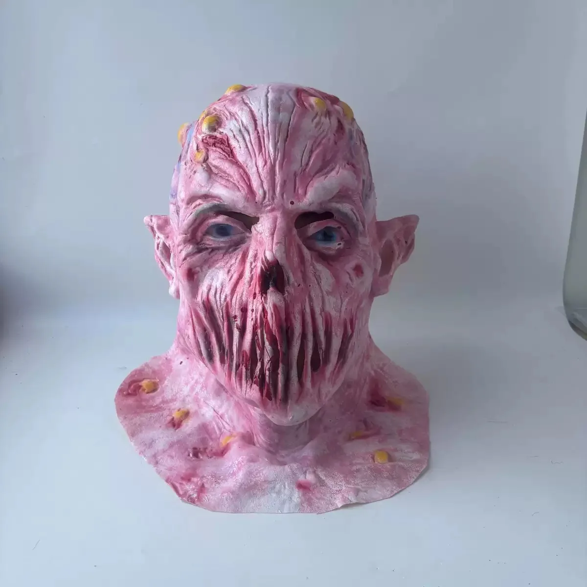 

Halloween Horror Walking Dead Zombie Full Head Mask Adult Latex Zombie Mask Scary Spit Out Tongue Full Face Stage Show Face Mask