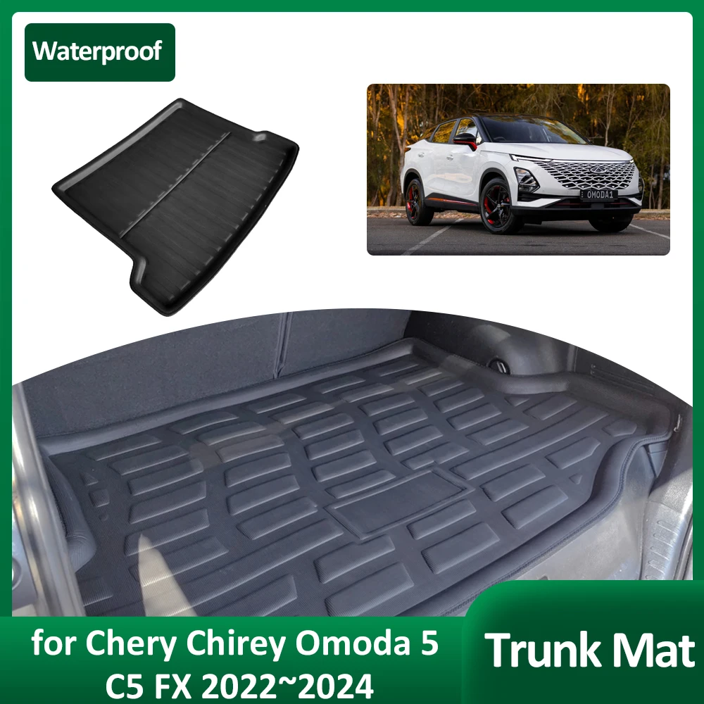 

Car Trunk Mat for Chery Chirey Omoda 5 C5 FX 2022~2024 2023 Luggage Rug Tray Waterproof Cargo Boot Pad Liner Cover Accessories