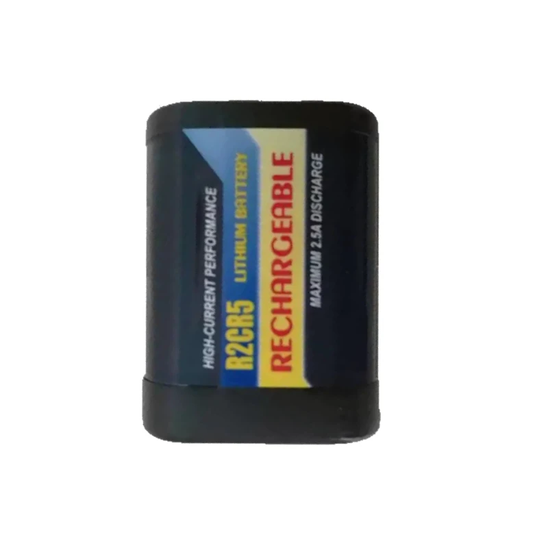 Para Canon R2CR5 2CR5 EOS 1, EOS 3 batería de litio recargable 6V juego de baterías de cámara nueva batería recargable