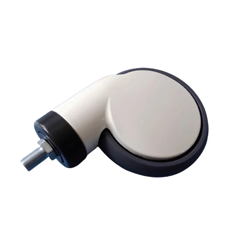 1pc-5 Inch Screw Rod M12 Medical Bed Silent Wheel/silent Caster With Brake Universal Wheel