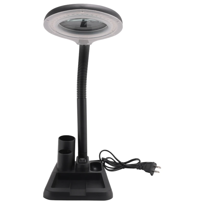 

A16R-LED Magnifying Lamp 5X 10X Magnifier With Light Table And Desk Lamp Floor Stand Adjustable Magnifying Magnifier Glass For R