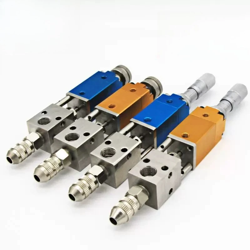 Solid dispensing valve Thimble UV glue dispensing Pneumatic glue beater Precision thimble dispensing valve Accessories tools