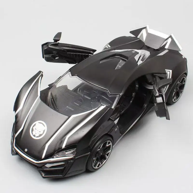 

JADA 1:24 Lykan HyperSport Supercar Scales Diecasts Toy Vehicles Sports Metal Auto Car Models Miniature For Collection Black