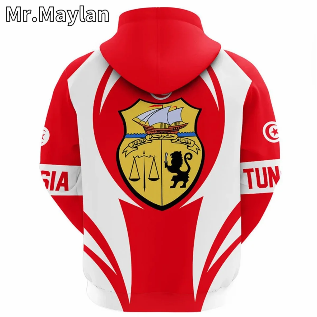 AFRICAN HOODIE Country TUNISIA Flag 3D Printed Unisex Hoodies Men/Women Streetwear Zip Pullover Casual Jacket Tracksuits YH-2888