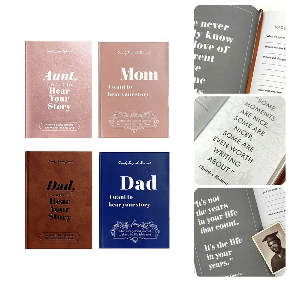 Leather Dad, I Want to Hear Your Story Dad/Mom/Aunt To Share His Life and His Love I Want Hear Your Story Notebook