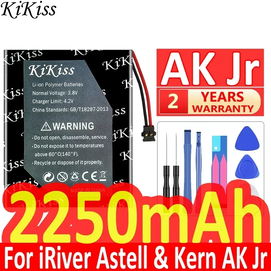 

Аккумулятор KiKiss 2250 мАч для IRiver Astell & Kern AK Jr, литий-полимерный динамик
