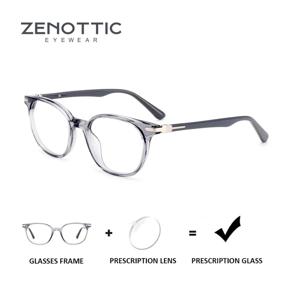 

ZENOTTIC ацетатные квадратные очки по рецепту, прогрессивные мультифокальные оптические линзы для пресбиопии, женские