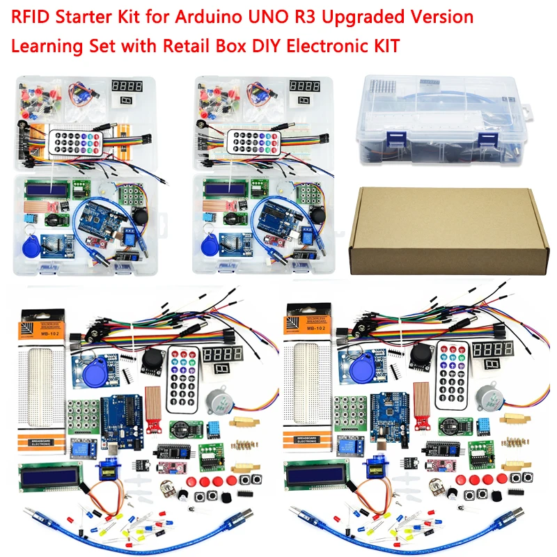 RFID Starter Kit for Arduino UNO R3 Upgraded Version Learning Set with Retail Box DIY Electronic KIT