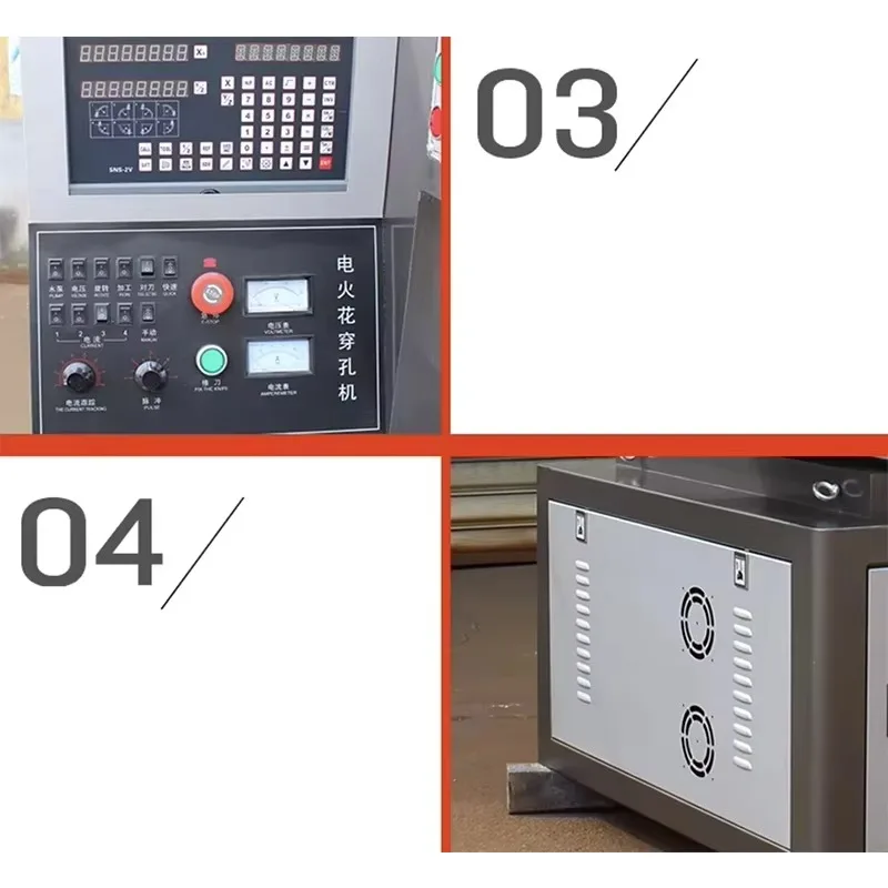High Speed Electric Spark CNC Fully Automatic Piercing Machine DD703.30 Environmental Protection New