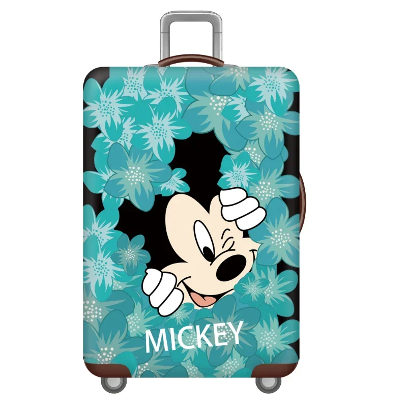 Disney Mickey Minnie Cartoon Luggage Protective Cover Travel Accessories Suitcase Covers For 18-32 Inch Elastic Trolley Case