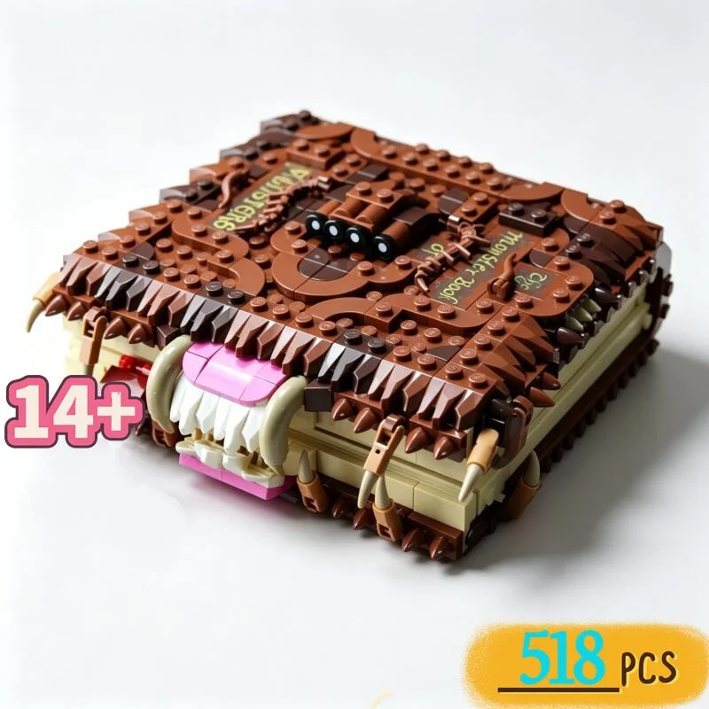 Chomping Monster Book of Monsters Building Blocks Sets  Particles Suitable For Christmas Gifts view 3
