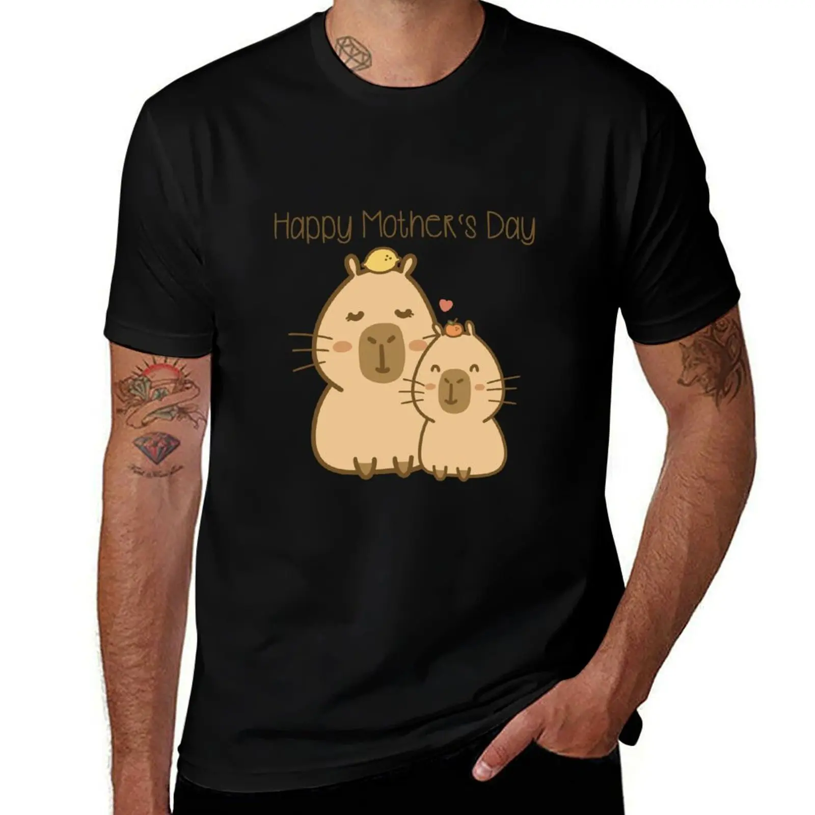 

Chill Capybara - Mother's Day T-Shirt vintage custom shirt funny gifts men tshirt
