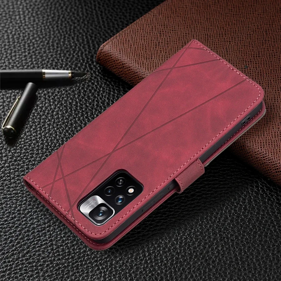 Sarung dompet dengan Slot kartu lipat magnetik, sarung kulit untuk Xiaomi Redmi 13C 12 12C 10C Note 13 12S 11 Pro 10 9 8 7 Poco X5 11T 13T