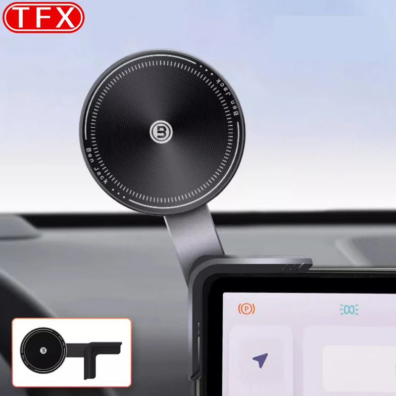 For Lixiang L7 L8 L9 in-car Cell Phone Holder Car Instrument Navigation Frame Floating Screen Change Decoration Auto Accessories