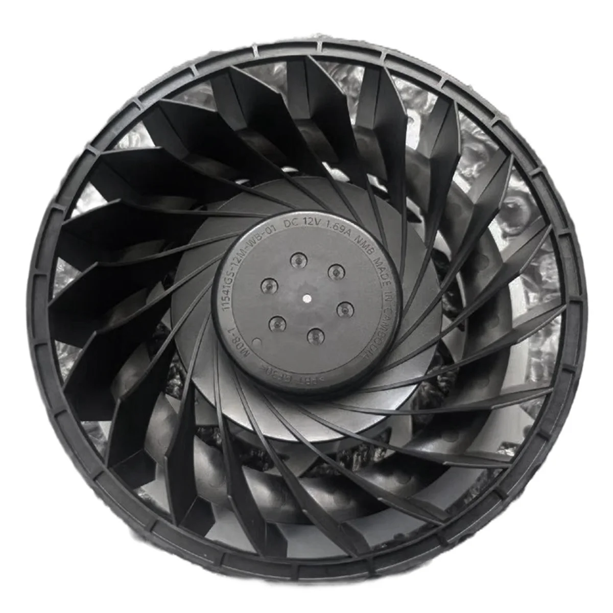 Cooling Fan for Slim Game Console 19 Blades Inner Cooler Fan Replacement Internal Cooling Fan for P5 Slim Host