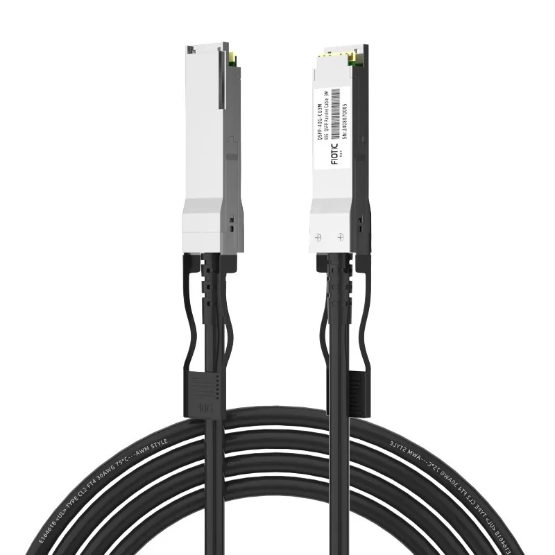 40G QSFP+ DAC Cable SM High Speed Passive Copper Direct Connection Cable for Data Center Switching and Aggregation Equipment
