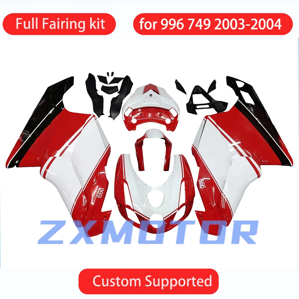 Prime Fairing Kit 999 2003 2004 Aftermarket Motorcycle Accessories Injection Fairings for DUCATI 749 03 04