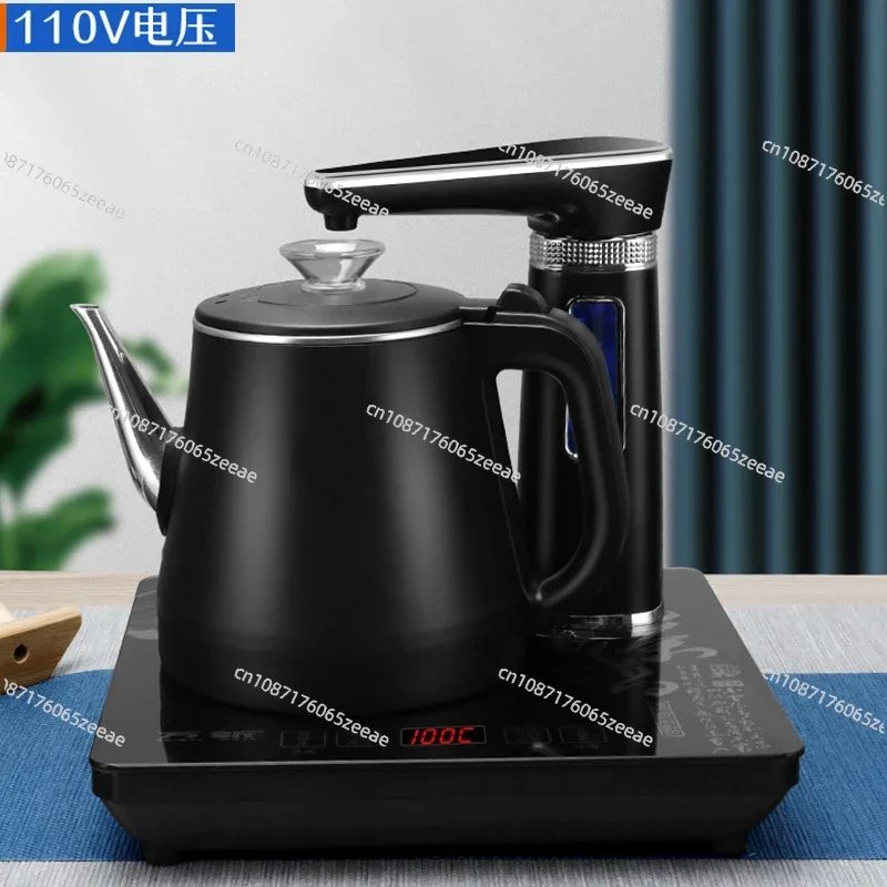 110V V Electric Kettle Automatic Water Adding Glass Tea Brewing Household Tea Tray Integrated Embedded Tea Brewing Pot