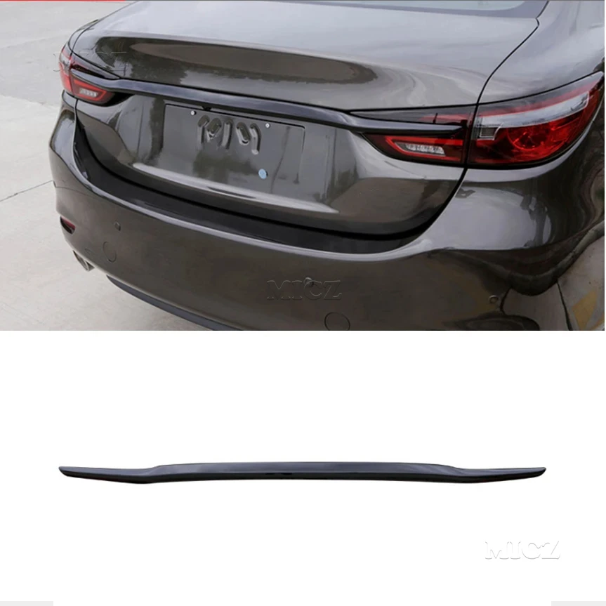 

For Mazda 6 Atenza Car Accessories Rear Boot Door Trunk Lid Cover Trim Tailgate Garnish 2018 2019 2020