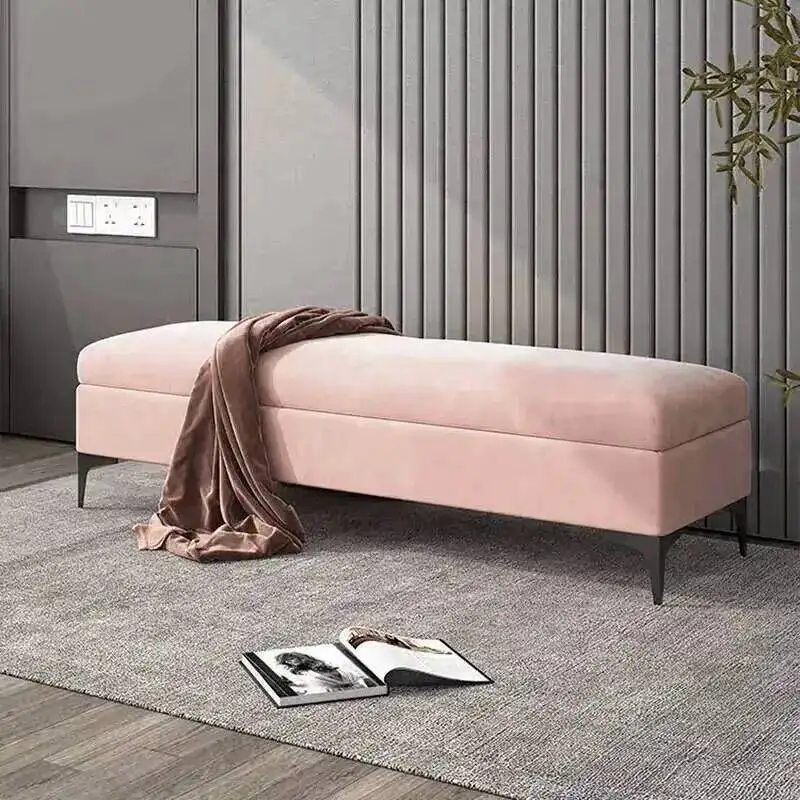 

Торцевой светильник для хранения, роскошные стеллажи, фланель кровати, дизайнерские табуретки для пеленания обуви, домашняя гостиная, спальня, диван, подставка для ног