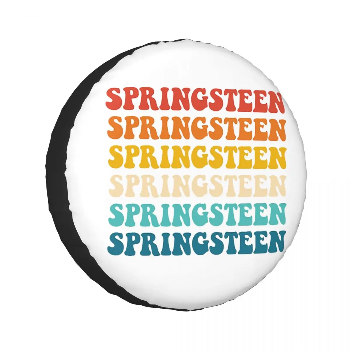 سبرينغستين خمر رائع ريترو خمر بوس المشارك غطاء الإطارات الاحتياطية لمقطورة السيارة 4x4 عجلة حامي يغطي 14 "15" 16 "17"