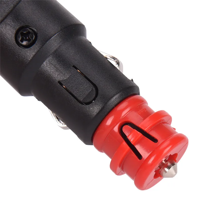 1Pc Universal 12V-24V Car Cigarette Lighter Plug Socket Power Plug Connection Male Adaptor Connectors